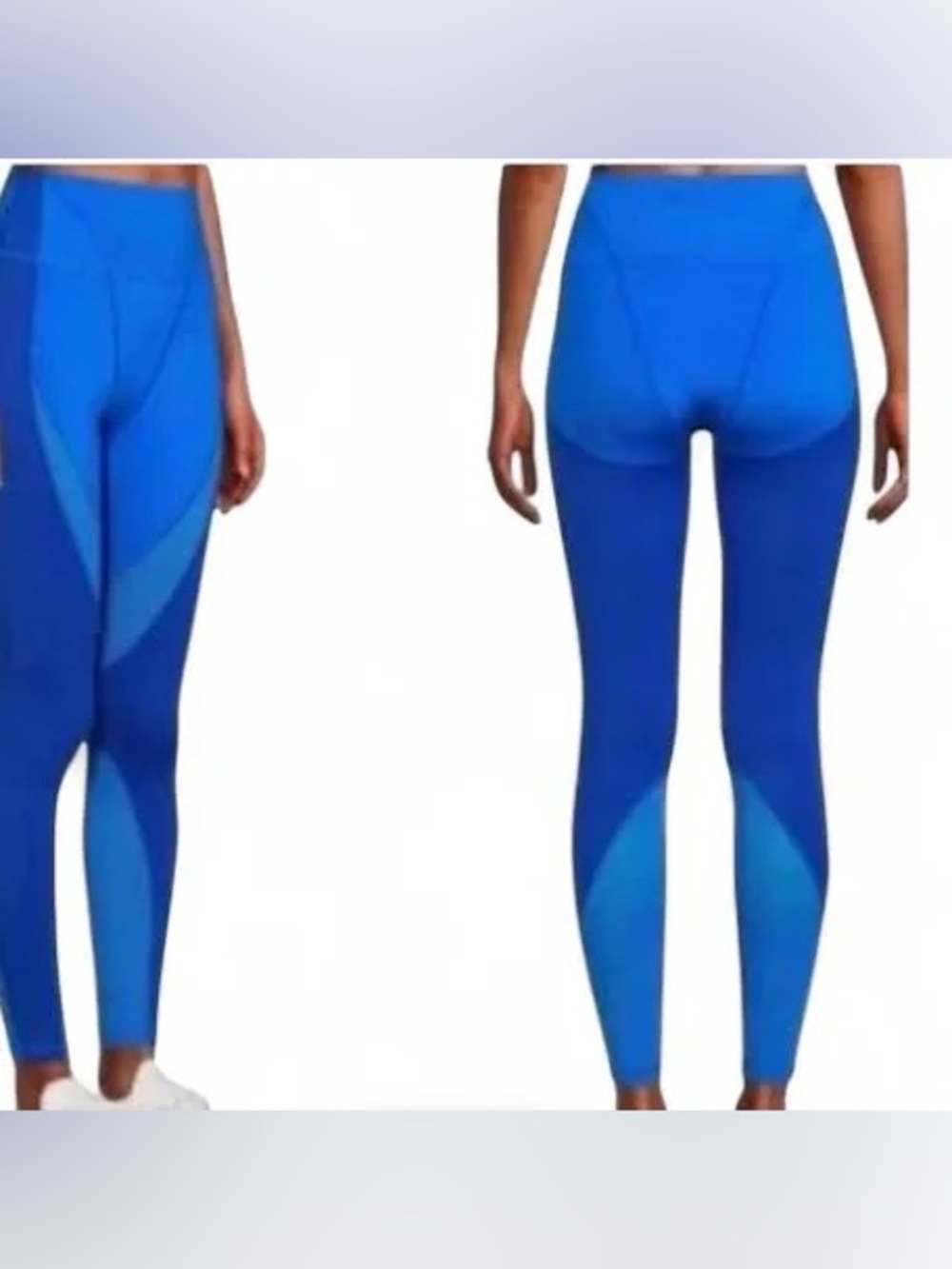 Adidas x IVY PARK leggings blue women’s XS high-stretch rise mesh panels gym